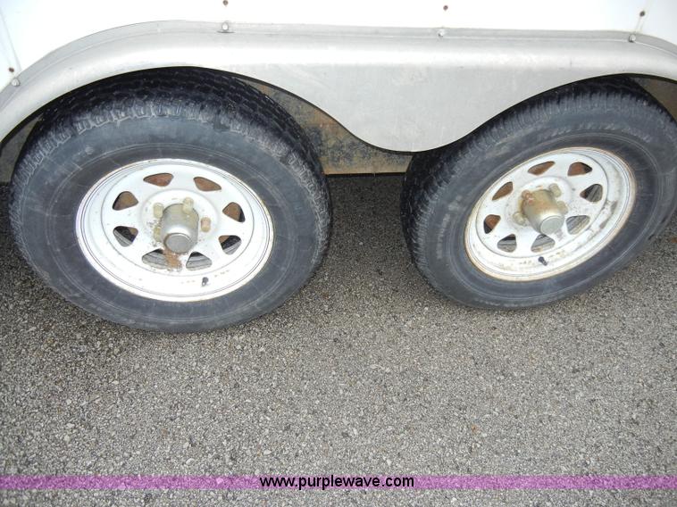 image for item C4107 2002 14' enclosed trailer