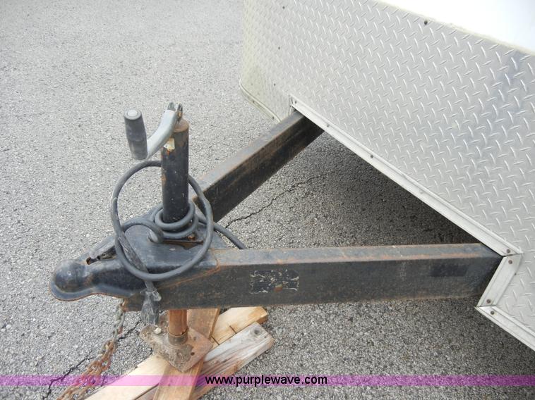 image for item C4107 2002 14' enclosed trailer
