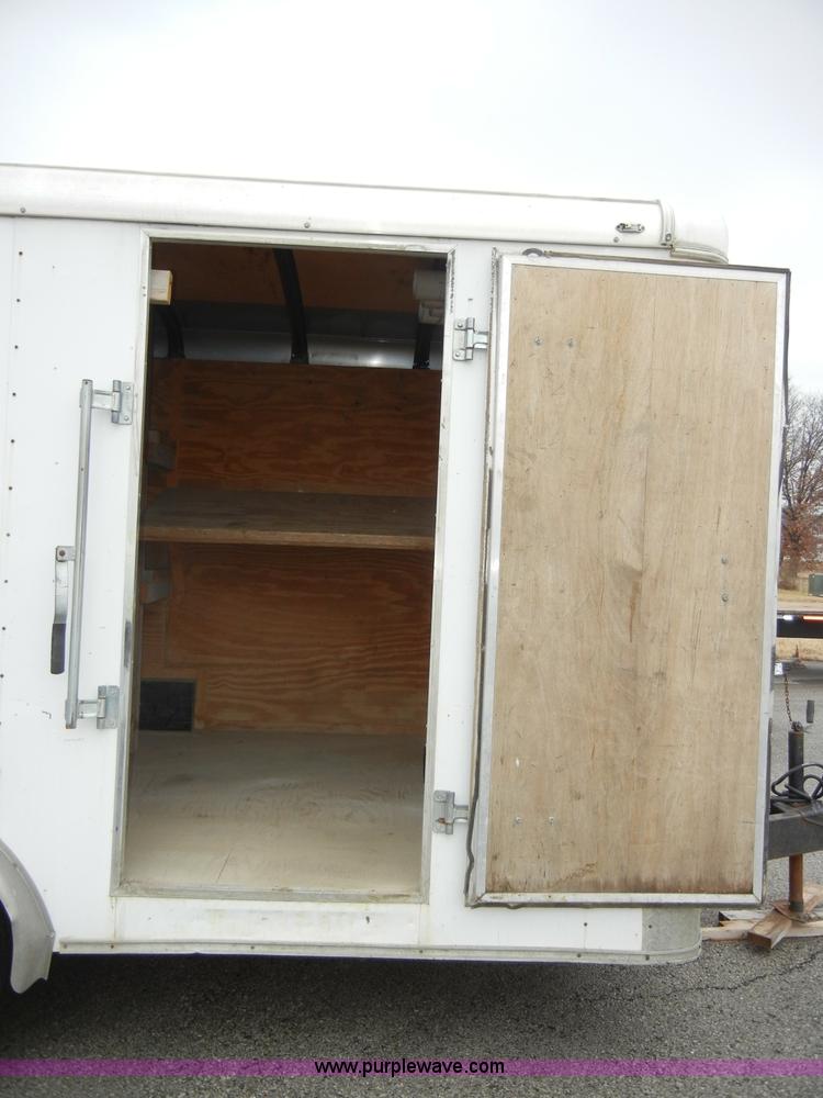 image for item C4107 2002 14' enclosed trailer