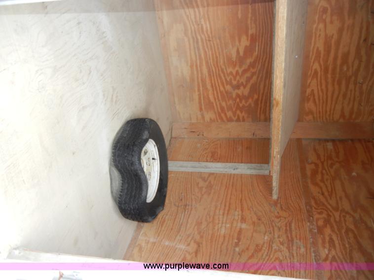 image for item C4107 2002 14' enclosed trailer