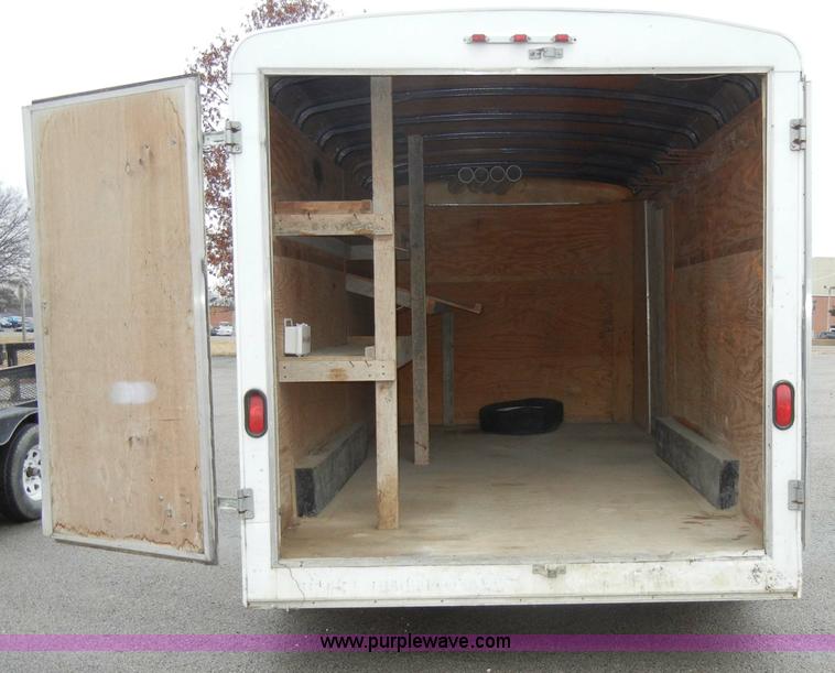 image for item C4107 2002 14' enclosed trailer