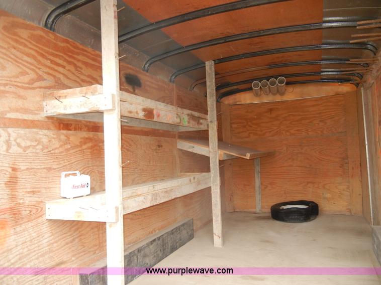 image for item C4107 2002 14' enclosed trailer