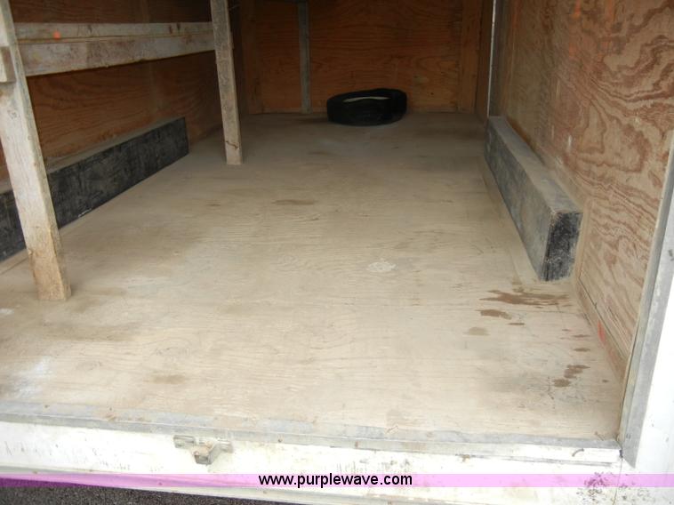 image for item C4107 2002 14' enclosed trailer