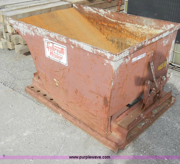 image for item J9381 Galbreath 46" x 30" demo self dumping hopper
