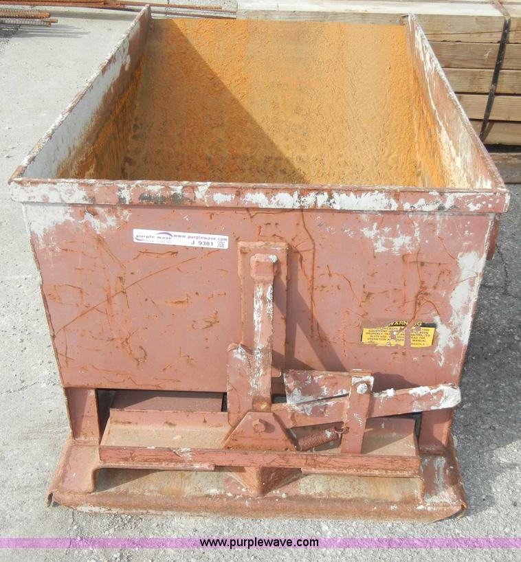 image for item J9381 Galbreath 46" x 30" demo self dumping hopper