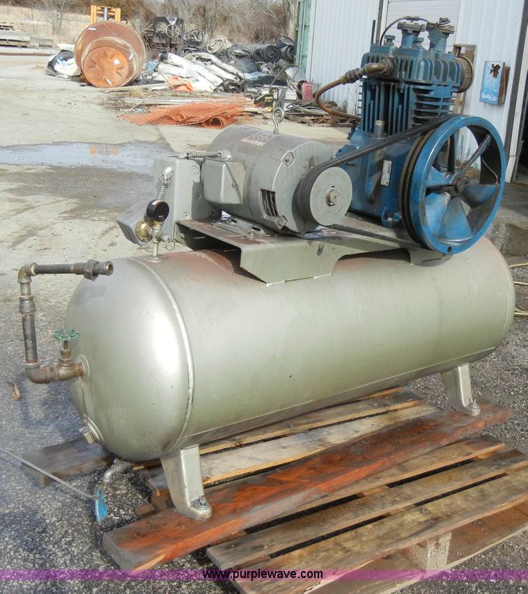 image for item J9392 National 200 gallon air compressor