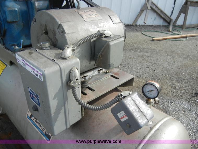 image for item J9392 National 200 gallon air compressor