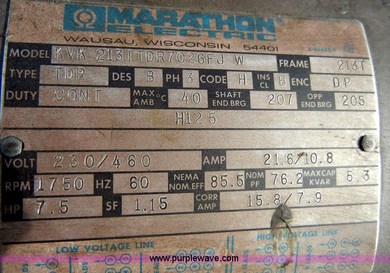 image for item J9392 National 200 gallon air compressor