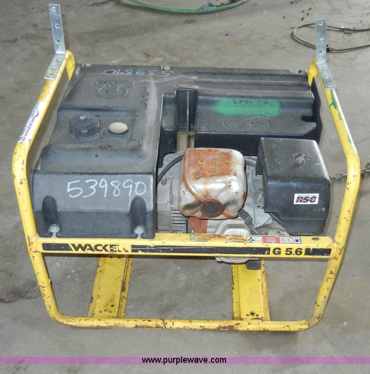 image for item J9398 Wacker G 5.6 generator
