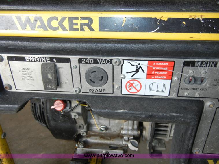 image for item J9398 Wacker G 5.6 generator