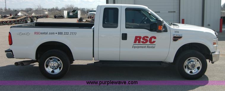 image for item A4945 2008 Ford F250 XLT Super Duty supercab pickup truck