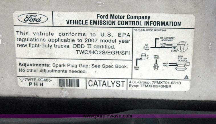 image for item A4946 2007 Ford F150 XLT SuperCab pickup truck