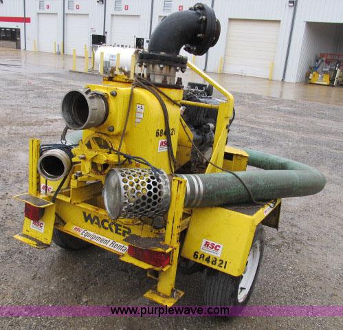 image for item B2650 2007 Wacker PT6LT centrifugal 6" trash pump