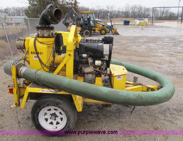 image for item B2650 2007 Wacker PT6LT centrifugal 6" trash pump