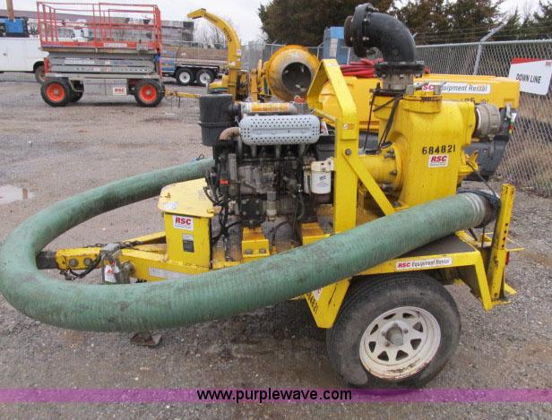 image for item B2650 2007 Wacker PT6LT centrifugal 6" trash pump