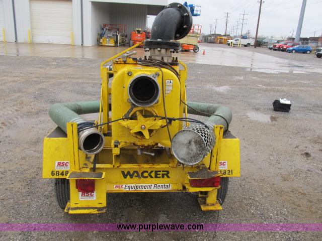 image for item B2650 2007 Wacker PT6LT centrifugal 6" trash pump