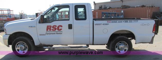 image for item B2661 2005 Ford F250 XLT Super Duty SuperCab pickup truck