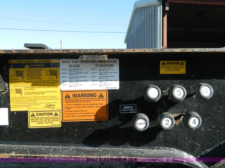 image for item B3581 2007 Trail King TK70HT-482 trailer