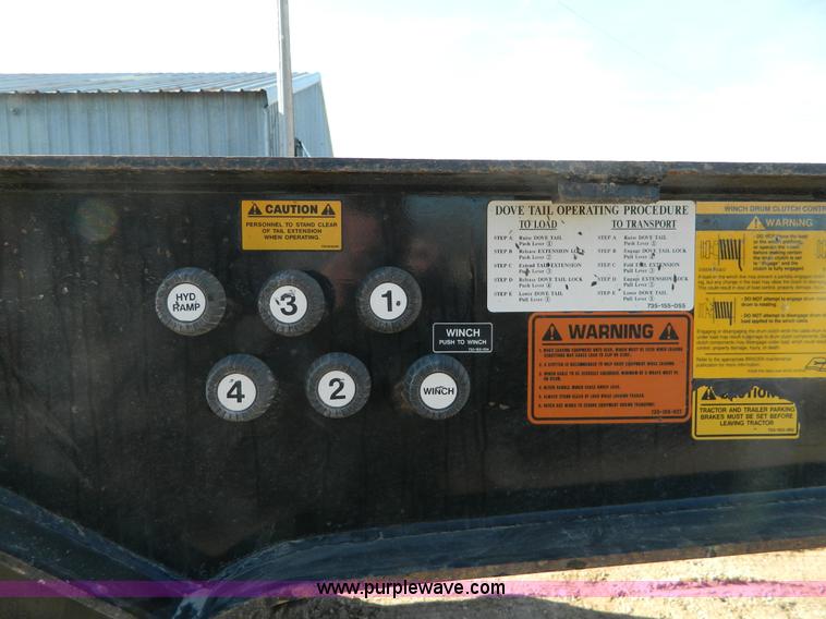 image for item B3581 2007 Trail King TK70HT-482 trailer