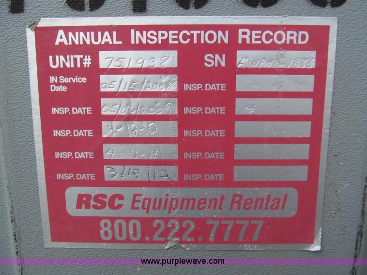 image for item D3118 2008 Genie AWP-25S personnel lift