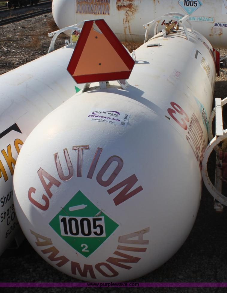 image for item A2948 1,000 gallon anhydrous ammonia tank