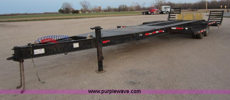 image for item A5598 2007 Shopbuilt 12'W equipment trailer