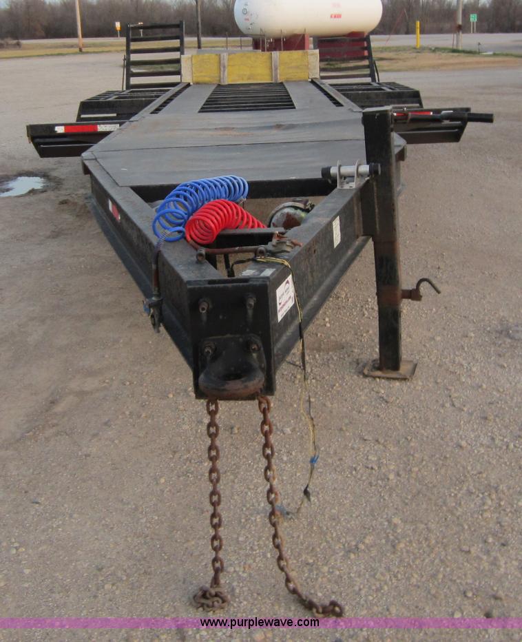 image for item A5598 2007 Shopbuilt 12'W equipment trailer