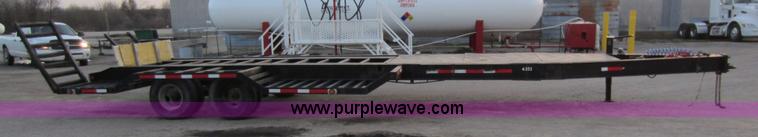 image for item A5598 2007 Shopbuilt 12'W equipment trailer
