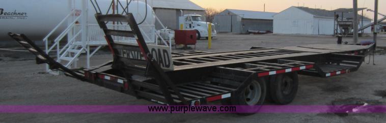 image for item A5598 2007 Shopbuilt 12'W equipment trailer