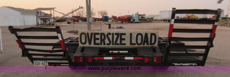 image for item A5598 2007 Shopbuilt 12'W equipment trailer