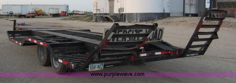 image for item A5598 2007 Shopbuilt 12'W equipment trailer