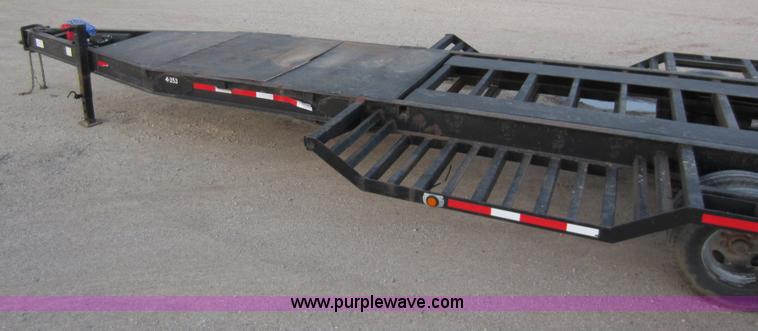 image for item A5598 2007 Shopbuilt 12'W equipment trailer