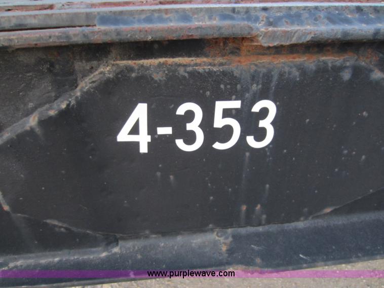 image for item A5598 2007 Shopbuilt 12'W equipment trailer