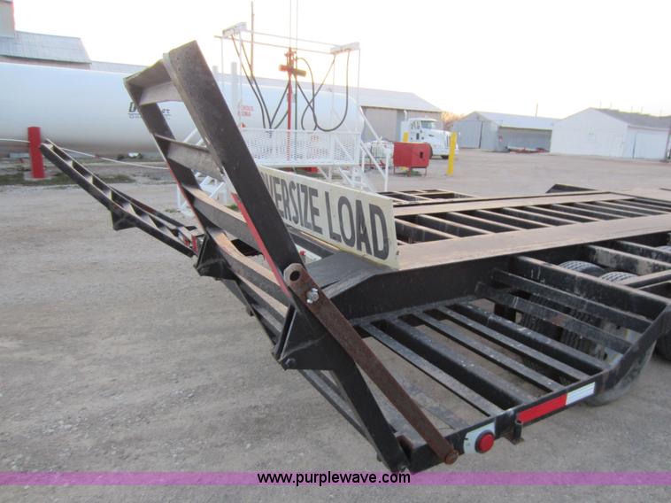 image for item A5598 2007 Shopbuilt 12'W equipment trailer