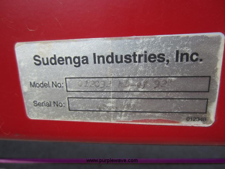 image for item A5603 2009 Sudenga grain auger