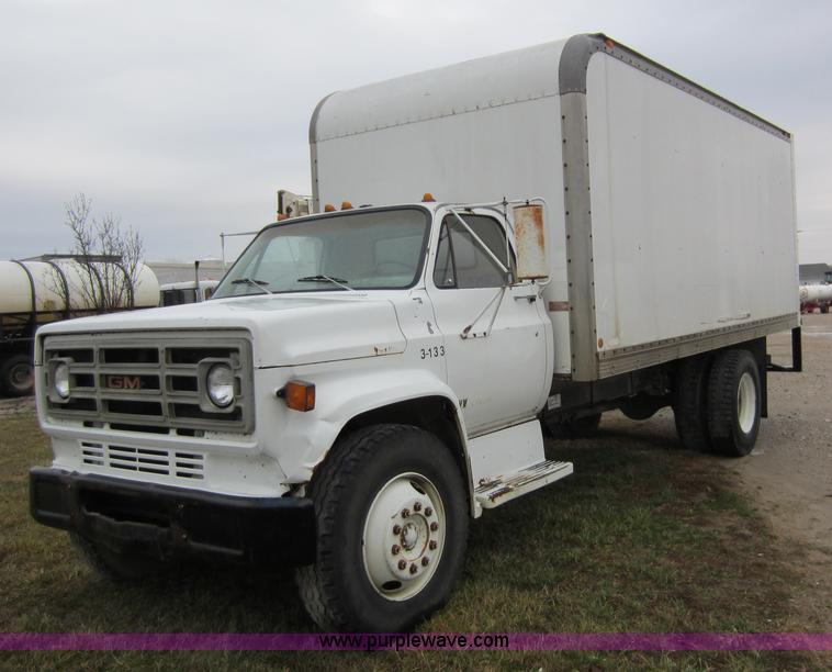 image for item A5615 1983 GMC TopKick C60 box truck