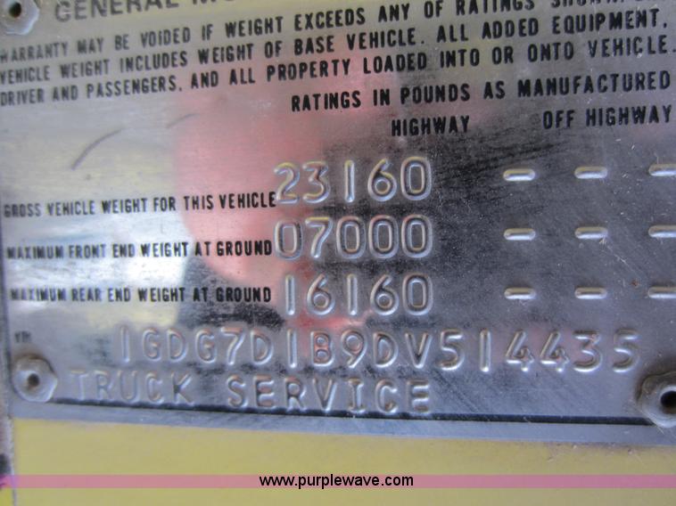 image for item A5615 1983 GMC TopKick C60 box truck