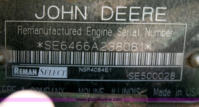 image for item A7394 1985 John Deere 8820 Titan II combine