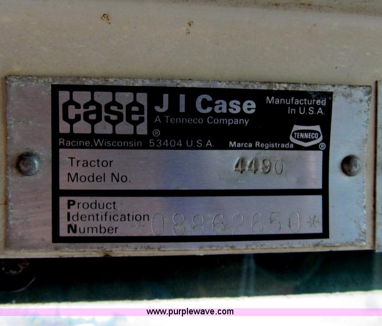 image for item B2629 1982 Case 4490 4WD tractor