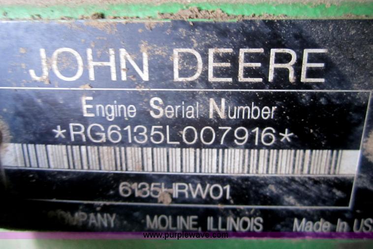 image for item B5689 2009 John Deere 9630 4WD tractor