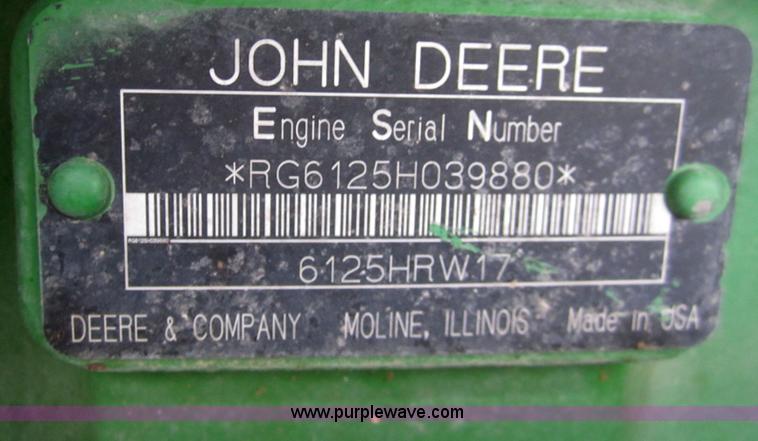 image for item B5690 2004 John Deere 9420 4WD tractor