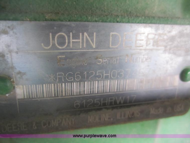 image for item B5692 2003 John Deere 9520 4WD tractor