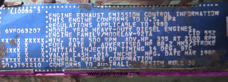 image for item B5762 1980 GMC Brigadier semi