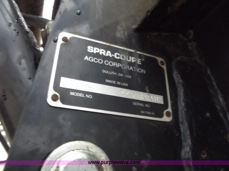image for item B6272 2005 AGCO Spra-Coupe 4450 with trailer