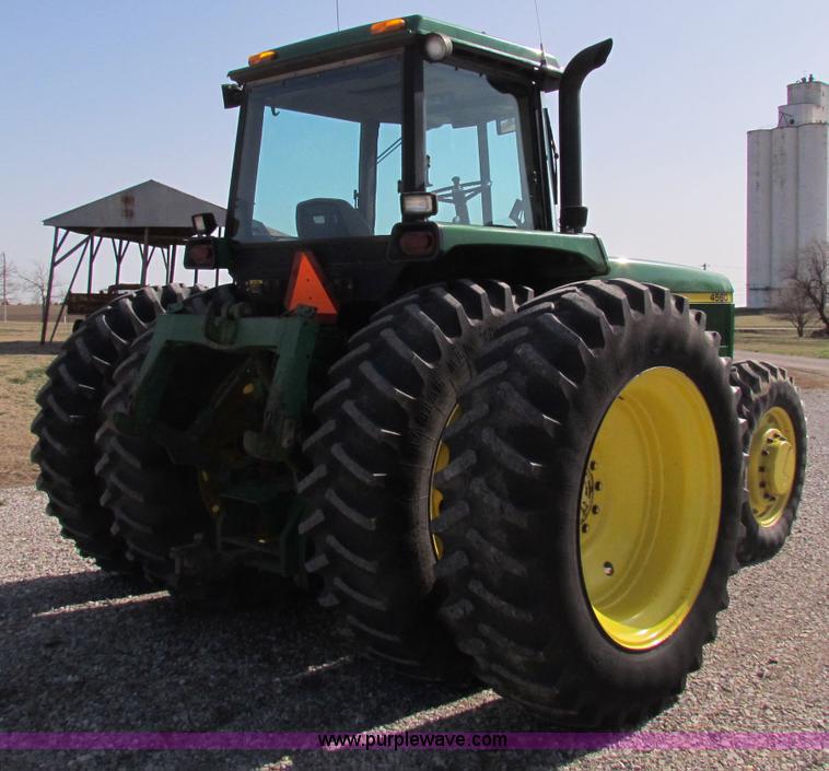 image for item B7142 1992 John Deere 4560 MFWD tractor