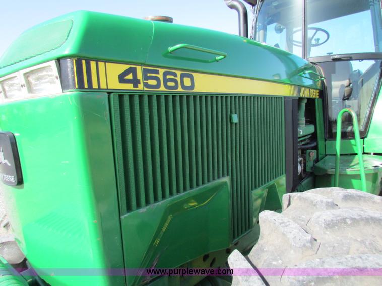 image for item B7142 1992 John Deere 4560 MFWD tractor