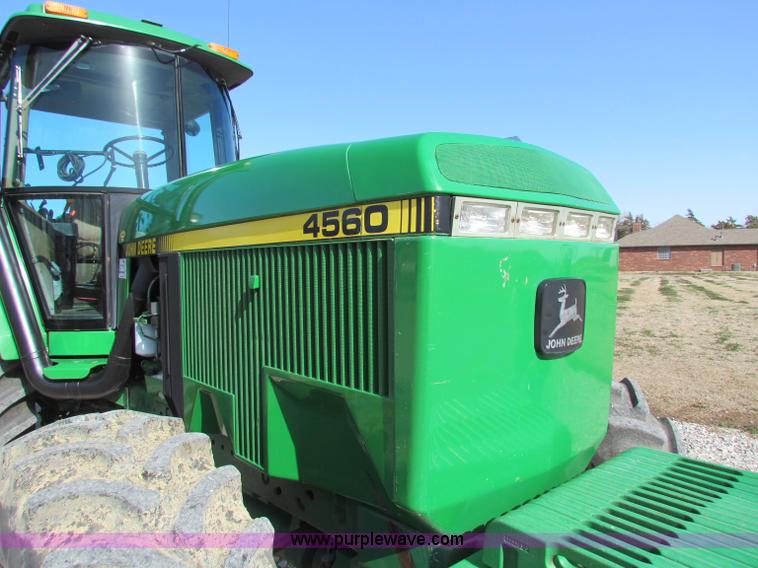 image for item B7142 1992 John Deere 4560 MFWD tractor