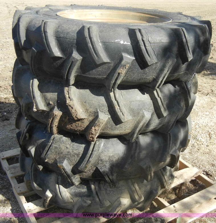 image for item C4172 (4) used irrigation tires with rims