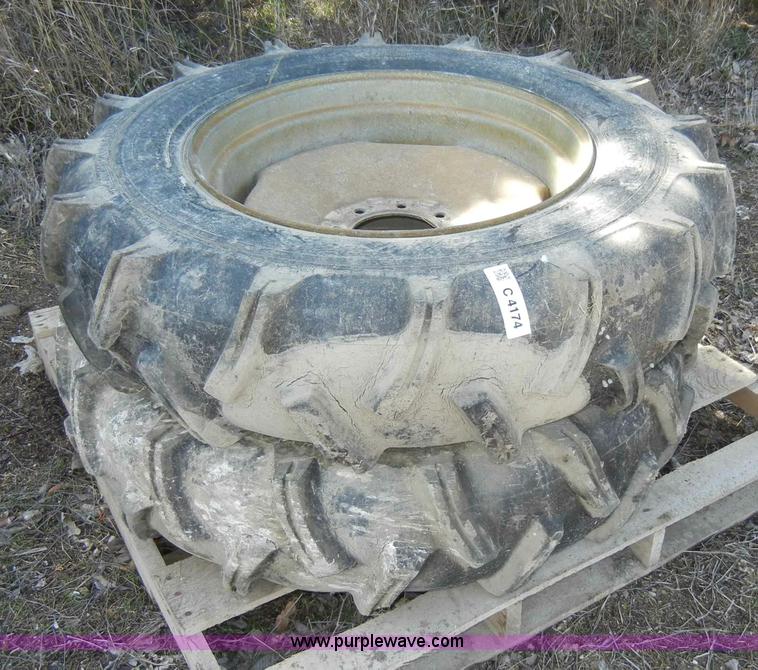 image for item C4174 (2) used irrigation tires with rims