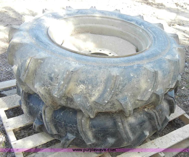 image for item C4174 (2) used irrigation tires with rims